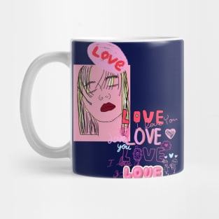 I LOVE PINK, LOVE YOURSELF Mug